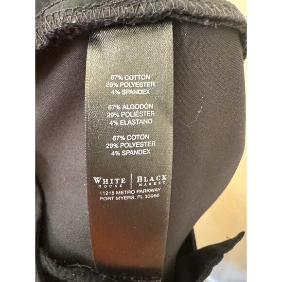 White House Black Market Black Dress Pants Size 12R - Picture 10 of 10
